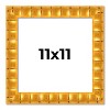 PosterPalooza | 11x11 Bamboo Picture Frame, UV Acrylic, 4 Finishes - Brown, Black, Gold, and Natural - 2 of 4