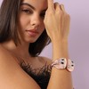 SOHI Women's Rose Gold Embellished Snakehead Bracelet - 3 of 4