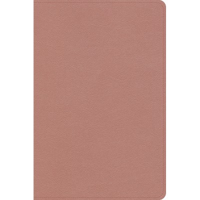 KJV Study Bible, Personal Size Edition, Rose Gold Leathertouch - by  Holman Bible Publishers (Leather Bound)