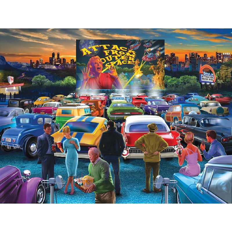 Sunsout Drive In 500 pc   Jigsaw Puzzle 31942, 1 of 6