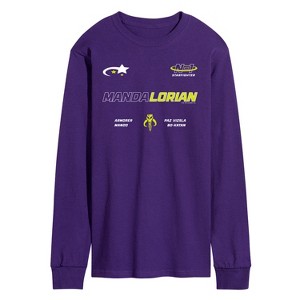 Men's - Star Wars - The Mandalorian Mando Jersey Long Sleeve Graphic T-Shirt - 1 of 2