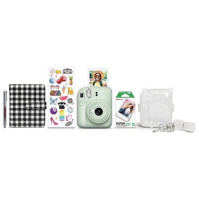 Fujifilm Instax Mini 12 Holiday Bundle - Mint Green