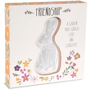 Pavilion Gift Company - Friendship - 5" x 5" Plaque - Wall Sign Panels - 1 of 4