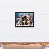 Creative Products Christmas Puppies 15.73 x 12.73 Black Framed Canvas - 4 of 4
