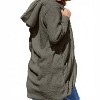 Women's Full Size Hooded Teddy Bear Jacket With Thumbholes - Double Take - 3 of 3
