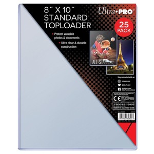 Ultra PRO 8" x 10" Standard Toploaders (25ct) - 1 of 1