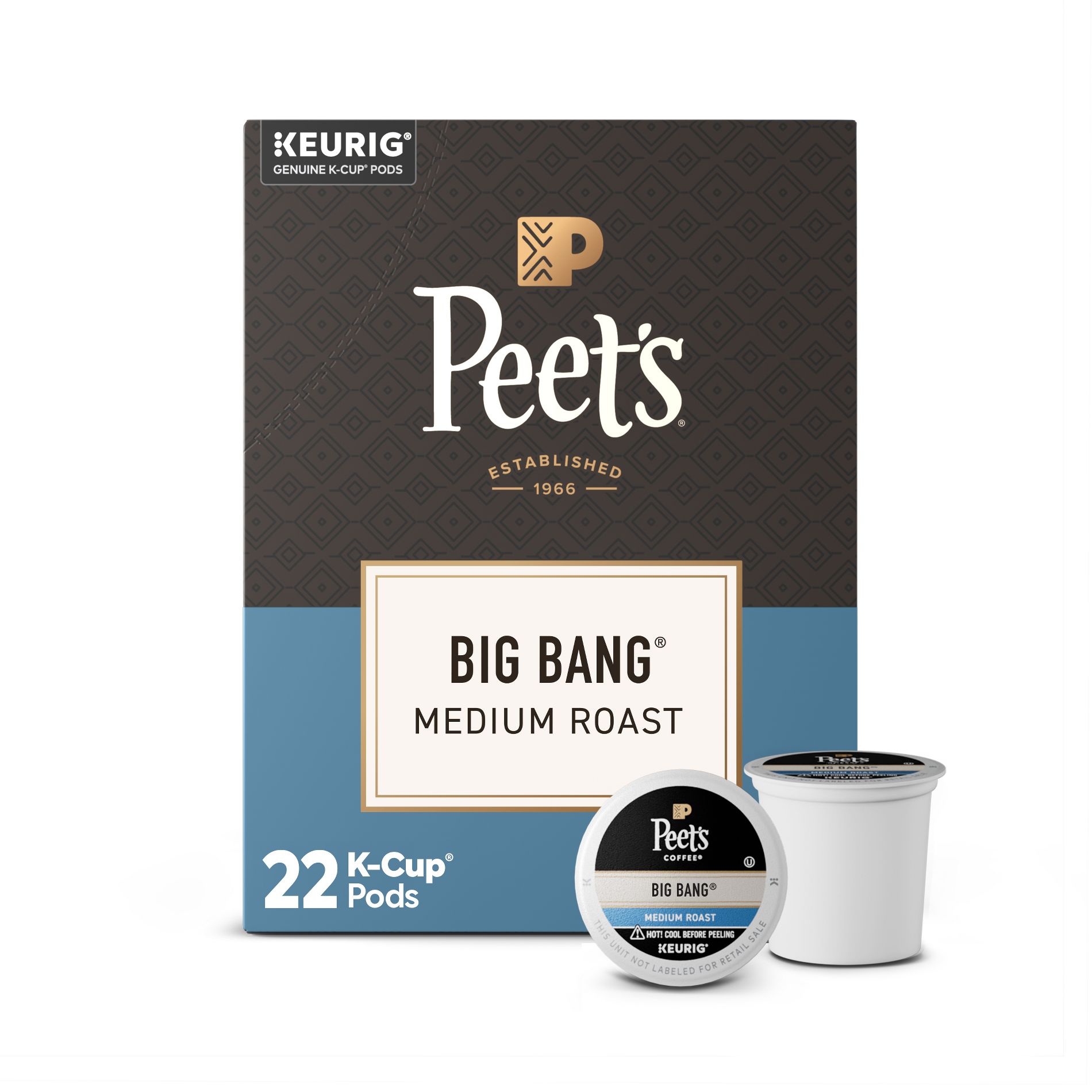 Peet's Coffee Big Bang Medium Roast Single Serve Coffee Pods