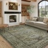 Abynow Medallion Persian Diamond Texture Indoor Area Rug - 3 of 4