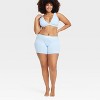 Women's Cotton Blend Ribbed Boxer Briefs Underwear - Auden™ - 3 of 4