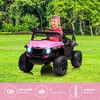 Kids Ride On Car, 12V Truck Toddles Electric Car Toy, with Remote Control, Spring Suspension, Led Lights, Music, for Boys Girls - 4 of 4