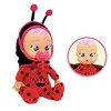 Cry Babies Tiny Cuddles Newborn 10" Lady Baby Doll Pink Hair/Green Eyes - 4 of 4