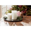 Frosted Votive Candle Holder with Snowy Forest (Set of 4) - 3 of 4