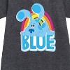 - Blue's Clues & You! - Blue Graphic Short Sleeve Fleece Dress - 2 of 3
