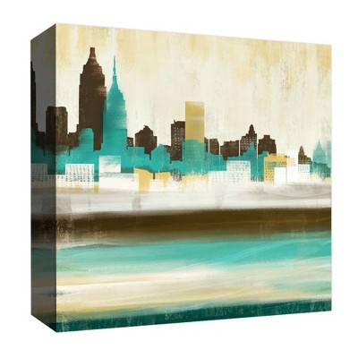 16" x 16" Re - Imaginated City Decorative Wall Art - PTM Images