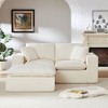 108'' Chenille Cloud Modular Sectional Sofas with High-Density Sponge Seat and Freely Combinable Design - 4 of 4