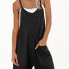 LEVEN SIXTEEN Women'S Casual Loose Sleeveless Rompers - 3 of 3