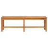 vidaXL Patio Bench 59.1 in.x13.8 in.x17.7 in. Solid Wood Acacia - 3 of 4