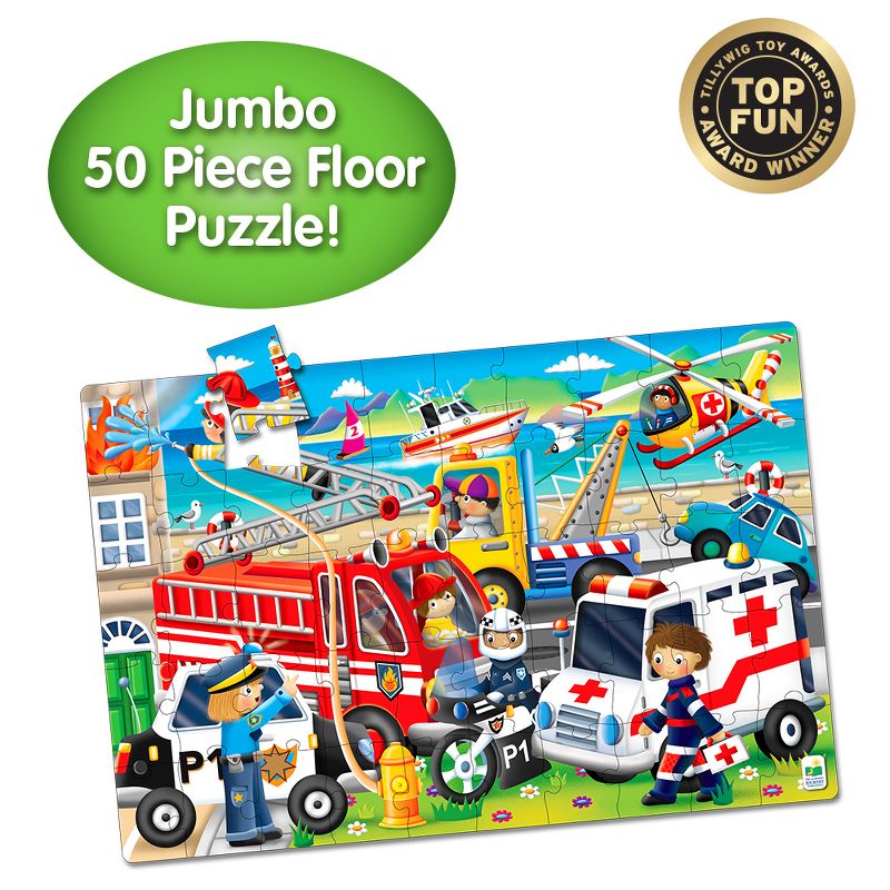 The Learning Journey Jumbo Floor Puzzles Emergency Rescue (50 pieces), 3 of 6