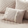 Madison Park Miller Daybed 6pc Daybed Cover Set Khaki: Percale Quilted, Includes Bed Skirt & Sham - 4 of 4