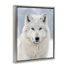 Stupell Industries White Wolf in Snow Black Framed Floater Canvas Wall Art - 3 of 4