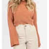 Women's Bell Sleeve Cropped Sweater - dee elly - 3 of 4