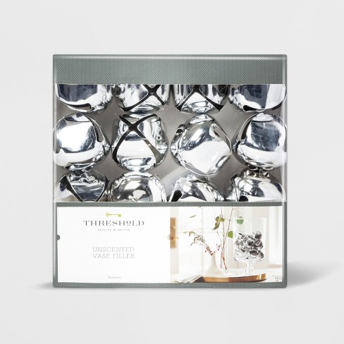 2 16pc Jingle Bells Vase Filler Silver Threshold Target