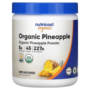 Nutricost Organic Pineapple Powder, Unflavored, 8 oz (227 g) - 1 of 2