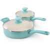 Spice By Tia Mowry 10 Piece Ceramic Nonstick Aluminum Cookware Set - 3 of 4