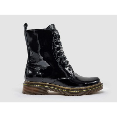 Women's Wo's Premium Mid Patent Leather Boots - KCR Group