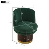 Christopher Knight Home Afanasev Round Upholstered 360° Swivel Accent Chair - 3 of 4