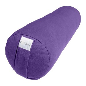 Sol Living Yoga Bolster Pillow with Removable Cover Rectangle - 1 of 4