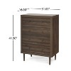 NicBex 4 Drawer Dresser Modern Storage Dressers Organizer with Wood Legs for Bedroom,Living Room - 3 of 4