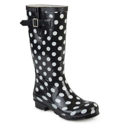 Journee Collection Womens Mist Block Heel Rain Boots Target