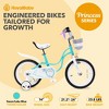 RoyalBaby Princess Girl Kids Bicycle with Training Wheels - 3 of 4
