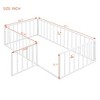 Metal Floor Bed Frame, Twin Size, with Fence and Door - 4 of 4