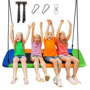 Infans 700lb Giant 60" Platform Tree Swing Outdoor w/ 2 Hanging Straps - 1 of 4