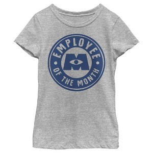 Girl's Monsters at Work Employee of the Month T-Shirt - 1 of 4