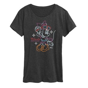 Women's - Disney - Minnie Mouse Short Sleeve Graphic T-Shirt - 1 of 4