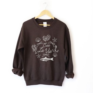 Simply Sage Market Sea La Vie Collage Sweatshirt - 1 of 4