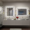 Apmir Super Bright Front & Back LED Lighted Anti-Fog Tempered Glass Bathroom/Vanity Mirror with ETL & 3-Year Warranty - 4 of 4