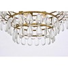 Elegant Lighting Mila 18 inch flush mount in brass - 4 of 4