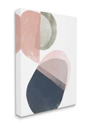 Stupell Industries Asymmetrical Capsule Abstraction Blue Green Pink