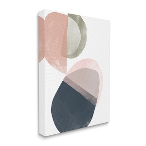 Stupell Industries Asymmetrical Capsule Abstraction Blue Green Pink - 1 of 4