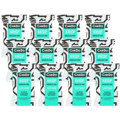 CanDo Krisp Chocolate Mint Protein Bar - 12 bars, 1.8 oz
