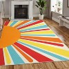 Washable Rugs Area Rugs for Living Room Bohemian Rugs for Bedroom Large Carpets Ultra Soft Faux Wool Dining Room Rug Non Slip&Non-Shedding - 2 of 4