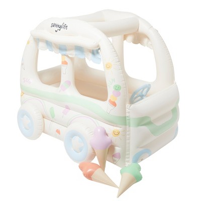 Sunnylife Inflatable Cubby - Summer Sundae Ice Cream Truck Playhouse, Kids 3+