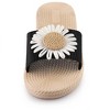 Allegra K Women's Espadrille Sunflower Decor Slip-on Strappy Beach Sandals - 2 of 4