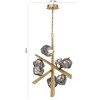 Eurofase Lighting Thorah 7 - Light Chandelier in  Gold - 4 of 4