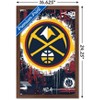 Trends International NBA Denver Nuggets - Maximalist Logo 23 Framed Wall Poster Prints - 3 of 4