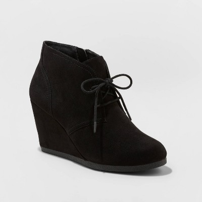 wedge booties target